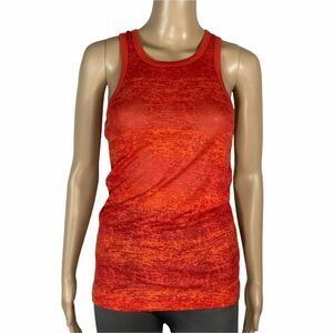 Hand Me Down Orange and Red Workout Tank Top